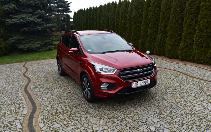 Ford Kuga cena 73500 przebieg: 125321, rok produkcji 2018 z Barcin małe 781